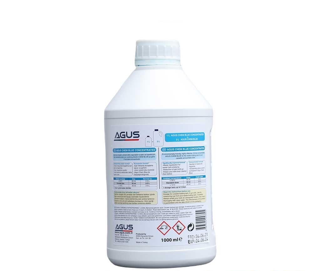 Agus Chem Blue Ultra Konsantre Atık Su Tankı Kimyasalı